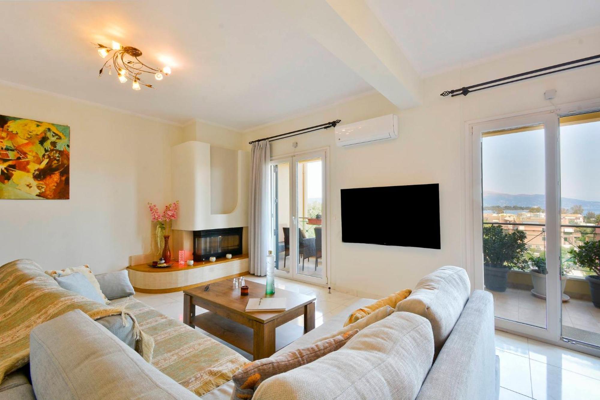 Corfu Seaty Apartment Potamos  ภายนอก รูปภาพ