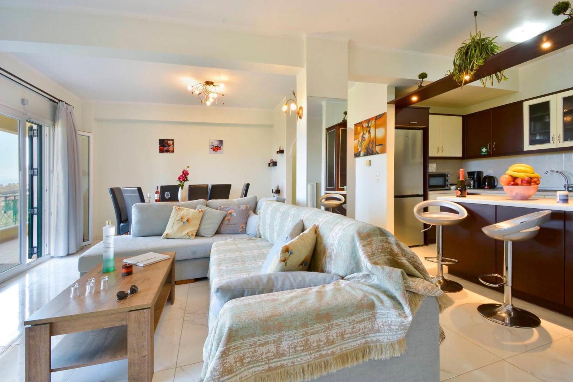 Corfu Seaty Apartment Potamos  ภายนอก รูปภาพ